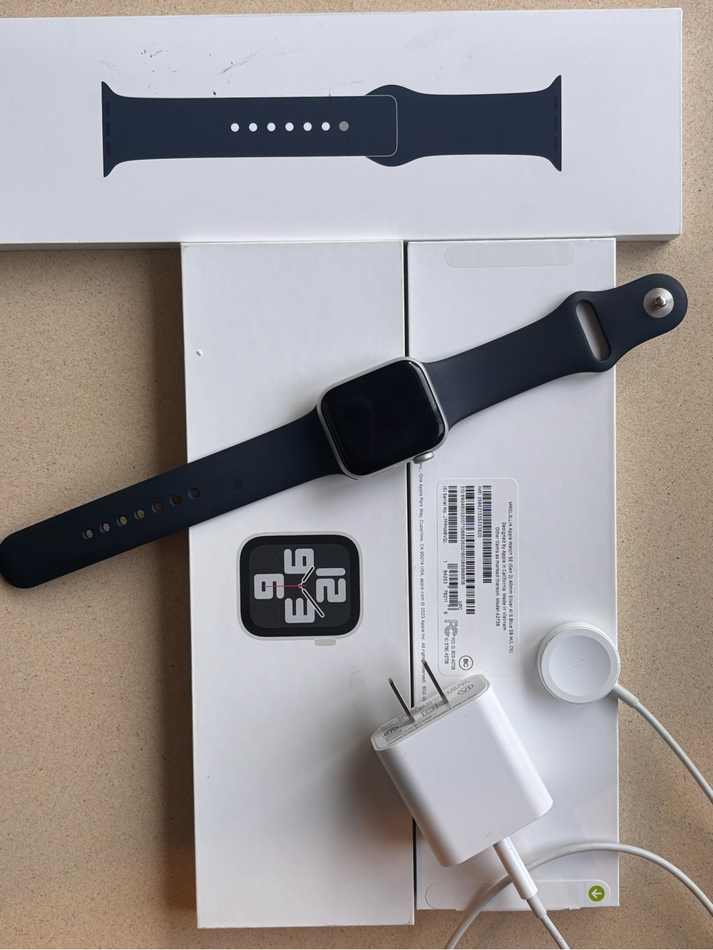 Apple Watch (2nd Gen) with Dark Navy Sport Band